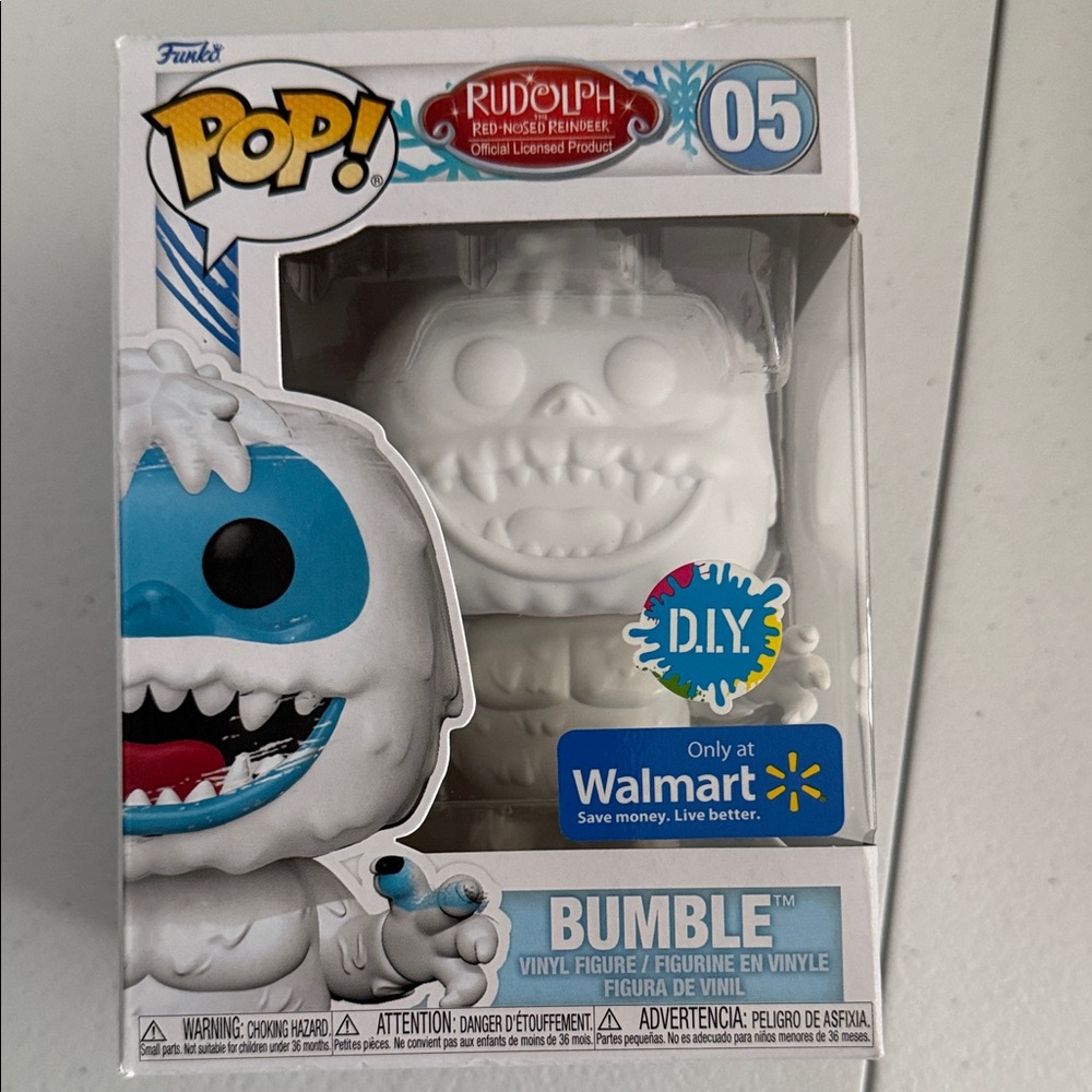 Funko Pop! Rudolph Bumble Figure in White and Blue